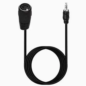 MIDI DIN 5PIN Connector 3.5 Revolution DIN 5P female audio plug to MIDI adapter audio