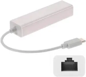 Aomoproing USB-C Type C Male to 100Mbps Ethernet Network LAN Adapter for Apple Macbook & Laptop PC