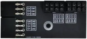 Aomoproing  Dual ATX 8Pin Female to 6+8pin Male 180 Degree Angled Power Adapter for NVIDIA 3080 3090 Graphics Card GPU