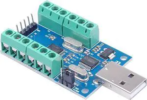 USB 10-Channel 12-Bit AD Data Acquisition Module STM32 UART Communication USB to Serial Chip CH340 ADC Module