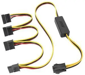 Motherboard CPU 4-Pin to Hard Drive Cable CPU 4PIN to SATA Hard Drive Power Supply Cable 12V to SATA Hard Drive Cable-AB01