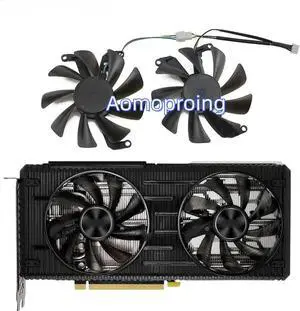 Aomoproing 2pcs/Set 85MM GPU VGA Cooler TH9215S2H-PAA01 Graphics Fan For Palit GeForce RTX 3060 Dual RTX3060 Ti OC Video As Replacement