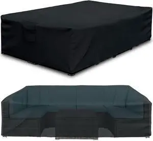 Patio Furniture Covers for Table and Chairs Set, Waterproof Outdoor Sectional Sofa Covers Heavy Duty Oxford Outdoor Furniture Set Covers