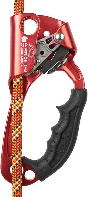 Hand Ascender Rock Tree Climbing 8-13mm Rope Clamp Caving Rescue Gear Right