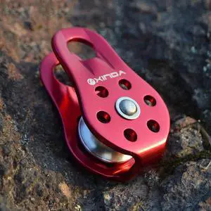Outdoor Zipline Rescue Lifting Rock Climbing Fixed Rope Pulley Equipment