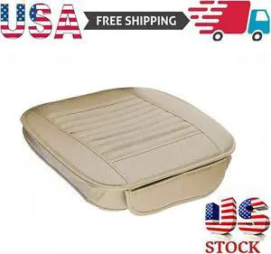 Car Front Full Surround Seat Cover Breathable PU Leather Pad Mat Chair Cushion