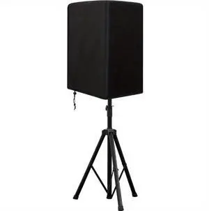 Black StandMount Speaker Protective Cover, Weatherproof Oxford Fabric Speaker Cover with Adjustable Drawstring, Dust Rain UV Resistant for Outdoor Stage Patio Speakers Black StandMount Speaker Protective Cover, Weatherproof Oxford Fabric Speaker Cover with Adjustable Drawstring, Dust Rain UV Resistant for Outdoor Stage Patio Speakers