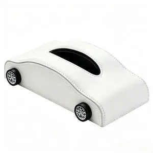 PU Leather Car Tissue Holder, Cool Sports Car Shape Tissue Box for Car Armrest & Dashboard, Stylish Automobile Interior Accessory for Vehicle Decoration PU Leather Car Tissue Holder, Cool Sports Car Shape Tissue Box for Car Armrest & Dashboard, Stylish Automobile Interior Accessory for Vehicle Decoration