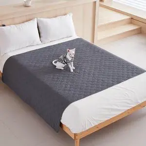 Waterproof Pet Blanket, Reusable Quilted Pet Bed Cover, NonSlip Liquid Proof Furniture Protector Mat for Bed, Sofa, Couch for Dogs & Cats Waterproof Pet Blanket, Reusable Quilted Pet Bed Cover, NonSlip Liquid Proof Furniture Protector Mat for Bed, Sofa, Couch for Dogs & Cats
