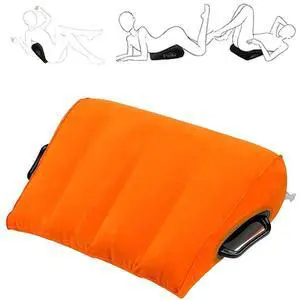 Inflatable Positioning Wedge Pillow with Handles, Portable Body Support Cushion for Body Position, Relaxation & Support, Lightweight Inflatable Wedge Cushion for Home Use Inflatable Positioning Wedge Pillow with Handles, Portable Body Support Cushion for Body Position, Relaxation & Support, Lightweight Inflatable Wedge Cushion for Home Use