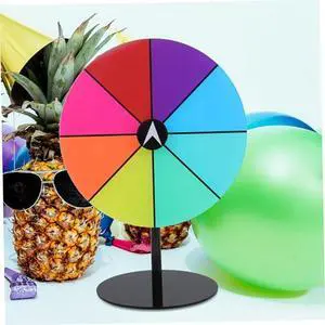 Full-Metal Tabletop Spinning Prize Wheel, 8 Inch Portable Roulette Game Wheel, Ideal for Wedding, Birthday, Holiday, Graduation & Carnival Party Activities Full-Metal Tabletop Spinning Prize Wheel, 8 Inch Portable Roulette Game Wheel, Ideal for Wedding, Birthday, Holiday, Graduation & Carnival Party Activities