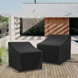 HeavyDuty 2Pack Patio Ottoman Side Table Cover, AllWeather Resistant Square Outdoor Footstool Protective Cover for Courtyard Lawn Furniture HeavyDuty 2Pack Patio Ottoman Side Table Cover, AllWeather Resistant Square Outdoor Footstool Protective Cover for Courtyard Lawn Furniture