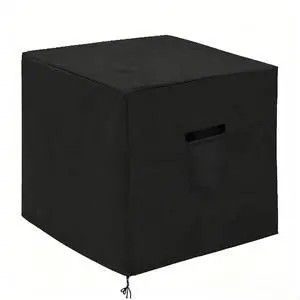 Square Air Conditioner Cover, HeavyDuty Oxford Fabric Waterproof UVResistant Black Outdoor AC Condenser Unit Protector Square Air Conditioner Cover, HeavyDuty Oxford Fabric Waterproof UVResistant Black Outdoor AC Condenser Unit Protector