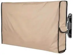 Outdoor TV Cover, HeavyDuty Oxford Fabric Waterproof UVResistant Khaki WallMounted Television Protector Outdoor TV Cover, HeavyDuty Oxford Fabric Waterproof UVResistant Khaki WallMounted Television Protector