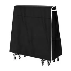 Black Patio Ping Pong Table Protector, AllSeason Waterproof Dust Cover for Vertical Folding Table Tennis Table Black Patio Ping Pong Table Protector, AllSeason Waterproof Dust Cover for Vertical Folding Table Tennis Table