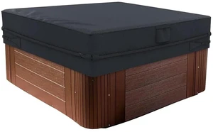 AllWeather Square Hot Tub Spa Cover, UVResistant Waterproof Outdoor Bathtub Protector for Backyard Courtyard AllWeather Square Hot Tub Spa Cover, UVResistant Waterproof Outdoor Bathtub Protector for Backyard Courtyard