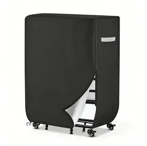 Black Folding Bed Cover, HeavyDuty Oxford Fabric Outdoor Folding Cot Protector with Side Zipper and Label Pocket Black Folding Bed Cover, HeavyDuty Oxford Fabric Outdoor Folding Cot Protector with Side Zipper and Label Pocket