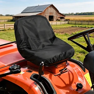 Black Riding Lawn Mower Seat Cover, HeavyDuty Oxford Fabric Waterproof UVResistant Protector for Lawn Tractor Seat Black Riding Lawn Mower Seat Cover, HeavyDuty Oxford Fabric Waterproof UVResistant Protector for Lawn Tractor Seat