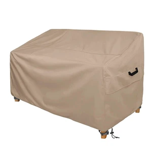 Khaki Rectangle Patio Furniture Set Cover, HeavyDuty Oxford Fabric Waterproof UVResistant Outdoor Rectangular Sofa Table Chair Protector with Storage Pocket Khaki Rectangle Patio Furniture Set Cover, HeavyDuty Oxford Fabric Waterproof UVResistant Outdoor Rectangular Sofa Table Chair Protector with Storage Pocket