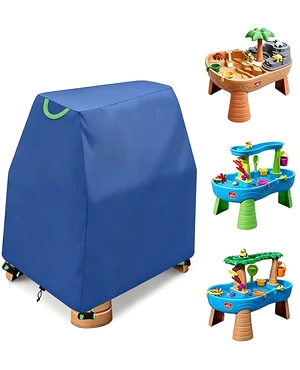 AllWeather Outdoor Children Play Table Cover, Windproof Dustproof Patio Sand Water Activity Toy Table Protective Cover AllWeather Outdoor Children Play Table Cover, Windproof Dustproof Patio Sand Water Activity Toy Table Protective Cover