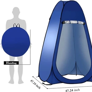 Instant Pop Up Privacy Tent, Portable Foldable Outdoor Shower & Toilet Changing Room Shelter, Quick Setup Waterproof Tent for Camping Fishing Beach Instant Pop Up Privacy Tent, Portable Foldable Outdoor Shower & Toilet Changing Room Shelter, Quick Setup Waterproof Tent for Camping Fishing Beach