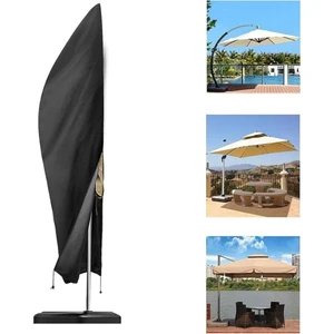 1pc Premium Oxford Cloth Patio Umbrella Cover, Windproof UV Resistant Fade Resistant All Weather Protective Cover, Breathable Waterproof Dustproof Parasol Shield for Garden Courtyard Outdoor Use 1pc Premium Oxford Cloth Patio Umbrella Cover, Windproof UV Resistant Fade Resistant All Weather Protective Cover, Breathable Waterproof Dustproof Parasol Shield for Garden Courtyard Outdoor Use