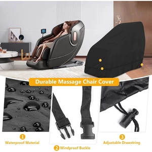 Thickened 210D Oxford Cloth Massage Chair Cover, Waterproof Dustproof All-Round Protective Cover, Indoor Outdoor Universal Zero Gravity Armchair Game Recliner Protector Thickened 210D Oxford Cloth Massage Chair Cover, Waterproof Dustproof All-Round Protective Cover, Indoor Outdoor Universal Zero Gravity Armchair Game Recliner Protector