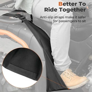 Durable Polyester Adjustable Footrest Bag, Black Outdoor Protective Storage Bag, Suitable for Beach, Off-Road Vehicles and Outdoor Activities Durable Polyester Adjustable Footrest Bag, Black Outdoor Protective Storage Bag, Suitable for Beach, Off-Road Vehicles and Outdoor Activities