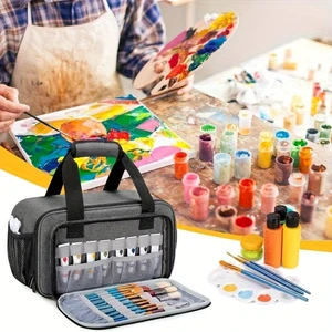 Crayon Storage Bag, Portable Outdoor Sketching Brush Tool Kit, Art Painting Pigment Storage Case for Drawing & Art Supplies Crayon Storage Bag, Portable Outdoor Sketching Brush Tool Kit, Art Painting Pigment Storage Case for Drawing & Art Supplies