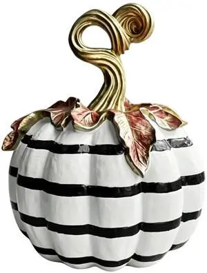 Charming Resin Pumpkin Ornament, Black White Plaid Pumpkin Tabletop Decor, Multipurpose Indoor Outdoor Home Centerpiece for Halloween Thanksgiving Fall Decor Charming Resin Pumpkin Ornament, Black White Plaid Pumpkin Tabletop Decor, Multipurpose Indoor Outdoor Home Centerpiece for Halloween Thanksgiving Fall Decor