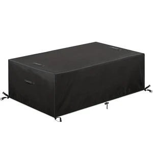 Outdoor Patio Furniture Cover, Waterproof Rectangular Table Cover, Heavy Duty Oxford UV Wind Resistant Garden Patio Table Protector with Drawstring & Tear Straps Outdoor Patio Furniture Cover, Waterproof Rectangular Table Cover, Heavy Duty Oxford UV Wind Resistant Garden Patio Table Protector with Drawstring & Tear Straps