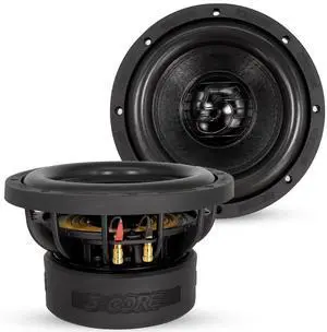 5 CORE 6.5 Inch Car Subwoofer Dual 4 Ohm 1000W Max Power High Performance Driver with Aluminum Frame 6.5 Component Sub Woofer for Deep Bass - WF 6.5 140 DBL D4 5 CORE 6.5 Inch Car Subwoofer Dual 4 Ohm 1000W Max Power High Performance Driver with Aluminum Frame 6.5 Component Sub Woofer for Deep Bass - WF 6.5 140 DBL D4
