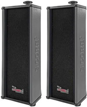 5 Core 6 Inch in-Wall Speaker Pair High Performance 15 Watt Outdoor Indoor Speaker With Effortless Mounting Swivel, All Weather Resistance, Stereo Sound For Home Theatre, Patio, Garden Metal 15TG 2Pcs 5 Core 6 Inch in-Wall Speaker Pair High Performance 15 Watt Outdoor Indoor Speaker With Effortless Mounting Swivel, All Weather Resistance, Stereo Sound For Home Theatre, Patio, Garden Metal 15TG 2Pcs