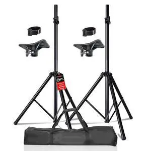 5 Core kanto Speaker Stand Tripod Pair Tall Height Adjustable Heavy Duty DJ Light Floor Stands Universal 35mm Pole Mount PA Studio Monitor Large Subwoofer Support - SS HD 2PK BLK BAG 5 Core kanto Speaker Stand Tripod Pair Tall Height Adjustable Heavy Duty DJ Light Floor Stands Universal 35mm Pole Mount PA Studio Monitor Large Subwoofer Support - SS HD 2PK BLK BAG