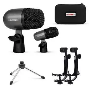 5 Core Tabla Mic Indian Instrument Microphone Set for Bayan & Dayan Dholak Uni-Directional Mridangam Mic for Recording Live Stage Temple & Classroom - TABLA MIC BLK 5 Core Tabla Mic Indian Instrument Microphone Set for Bayan & Dayan Dholak Uni-Directional Mridangam Mic for Recording Live Stage Temple & Classroom - TABLA MIC BLK