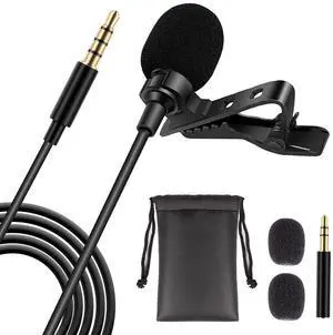5 Core Professional Omnidirectional Lavalier Microphone 3.5mm Clip-On Lapel Mic for Smartphone DSLR Camera PC Interview Video Camcorders Audio Recorder 5 Core CM MOB 2M 5 Core Professional Omnidirectional Lavalier Microphone 3.5mm Clip-On Lapel Mic for Smartphone DSLR Camera PC Interview Video Camcorders Audio Recorder 5 Core CM MOB 2M