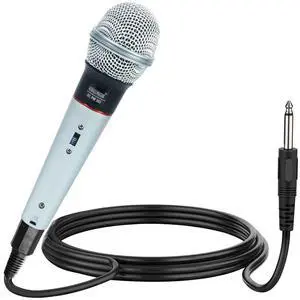 5 Core Microphone XLR Dynamic Mic Karaoke Singing Handheld Microfono Wired Professional Unidirectional 1/4 Plug In Cord Connection for Vocal DJ Music - PM 305 5 Core Microphone XLR Dynamic Mic Karaoke Singing Handheld Microfono Wired Professional Unidirectional 1/4 Plug In Cord Connection for Vocal DJ Music - PM 305
