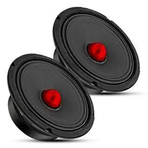 5 CORE 6.5 Inch Midrange Car Speakers Pair 360W 4 Ohm Pair Built in Red Aluminium Super Bullet Tweeters DJ PRO Audio Stereo Subwoofer for Car or Truck - MR 6.5 BLT R 4oHM 2PCS 5 CORE 6.5 Inch Midrange Car Speakers Pair 360W 4 Ohm Pair Built in Red Aluminium Super Bullet Tweeters DJ PRO Audio Stereo Subwoofer for Car or Truck - MR 6.5 BLT R 4oHM 2PCS