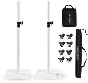 5Core Speaker Stand 2Pc Heavy Duty Adjustable Height 61" DJ PA Stands 35mm Mount 100Lb Capacity 5Core Speaker Stand 2Pc Heavy Duty Adjustable Height 61" DJ PA Stands 35mm Mount 100Lb Capacity