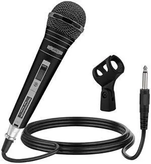5 Core Microphone XLR Dynamic Mic Karaoke Singing Handheld Microfono Wired Professional Unidirectional 1/4 Plug In Cord Connection for Vocal DJ Music - PM 757 5 Core Microphone XLR Dynamic Mic Karaoke Singing Handheld Microfono Wired Professional Unidirectional 1/4 Plug In Cord Connection for Vocal DJ Music - PM 757