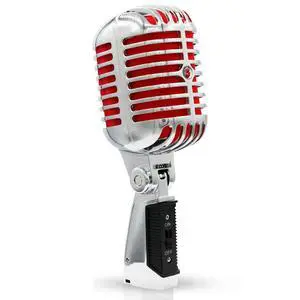 5 Core Professional Vintage Microphone for Singing Dynamic Super Cardiod XLR Old Retro Vocal Mic Stage Unidirectional Classic Studio Microfono Recording Wired Corded for Live Performance - RTRO MIC CH 5 Core Professional Vintage Microphone for Singing Dynamic Super Cardiod XLR Old Retro Vocal Mic Stage Unidirectional Classic Studio Microfono Recording Wired Corded for Live Performance - RTRO MIC CH
