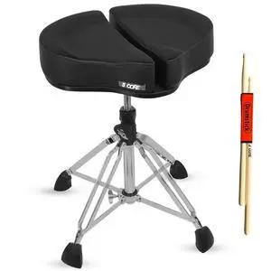 5 Core Drum Throne Sponge Padded Guitar Stool Drummer Seat for Adults & Kids 5 Core Drum Throne Sponge Padded Guitar Stool Drummer Seat for Adults & Kids