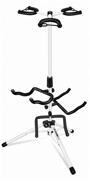 5 Core Triple Guitar Stand Floor w Foam Arms for Acoustic Electric Bass Guitars 5 Core Triple Guitar Stand Floor w Foam Arms for Acoustic Electric Bass Guitars