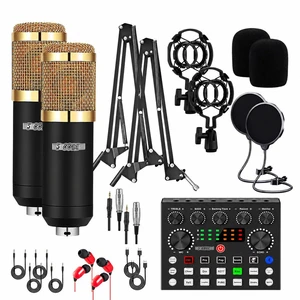 5 Core Podcast Equipment Bundle w Condenser Mic Voice Changer Audio Mixer 5 Core Podcast Equipment Bundle w Condenser Mic Voice Changer Audio Mixer