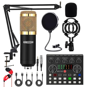5 CORE Podcast Equipment Bundle Condenser Microphone Kit with Sound Card 5 CORE Podcast Equipment Bundle Condenser Microphone Kit with Sound Card
