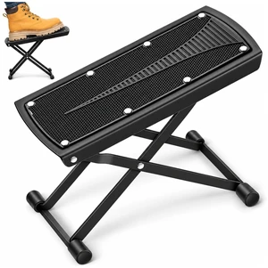 5Core Guitar Foot Stool Height Adjustable Folding Leg Rest Classical Footrest 5Core Guitar Foot Stool Height Adjustable Folding Leg Rest Classical Footrest