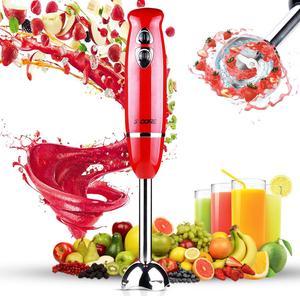 CHEFX 5-in-1 Immersion Blender - 9 Speed Ultra Powerful Stainless Steel  Hand Mixer for Kitchen - Electric Handheld Stick Frother 
