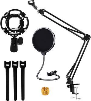  UHURU XLR Condenser Microphone, Professional Studio Cardioid  Microphone Kit with Boom Arm, Shock Mount, Pop Filter, Windscreen and XLR  Cable, for Broadcasting,Recording,Chatting and (XM-900) : Musical  Instruments