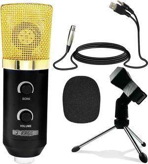 HyperX QuadCast S - RGB USB Condenser Microphone for PC, PS4, Mac, Gaming,  Streaming, Podcasts, Twitch,  with GalliumPi Bundle 