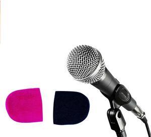 5 Core Microphone Pop Filter Windscreen Mic Sponge Cover Foam For Karaoke Black & PINK SPONGE